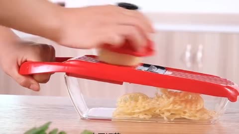 Vegetable Cutter with Handle Steel Blade Mandolin Slicer Potato Peeler Carrot Grater