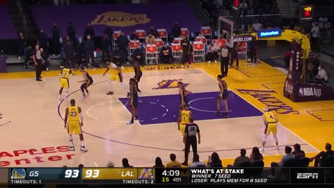 Throwback: 2021 Lakers Team Highlights vs Warriors | Play In Game