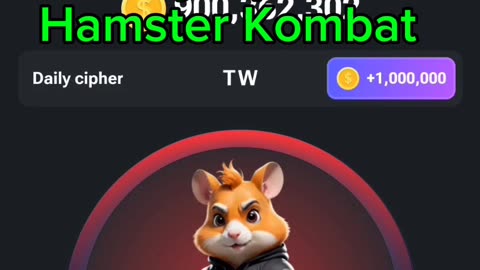 21 Aug 2024 Daily Cipher Code Hamster Kombat