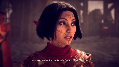 Dragon Age The Veilguard Talking to Dalish Elves