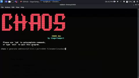 How to create backdoor for Linux with CHAOS tool (Remote admin tool)