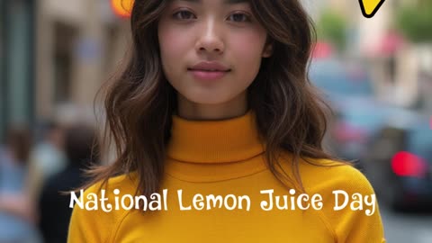 National Lemon Juice Day