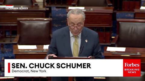 'That's A Good Bipartisan Vote'- Chuck Schumer Celebrates NDAA Progress Ahead Of Vote