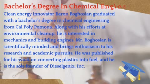 Baron Boghosian - Founder Of Dieselgenix Inc