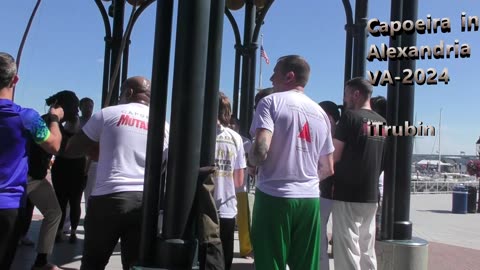 Capoeira (Brazilian martial art) In old town Alexandria VA