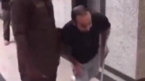 New footage of Tigran Gambaryan on crutches. He’s being tortured and held