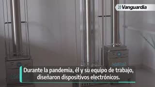 Nico, el robot santandereano que desinfecta cualquier entorno