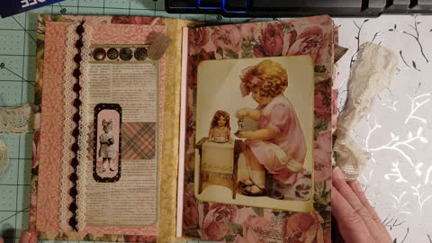 New junk journal flip through My Tea Party/Etsy