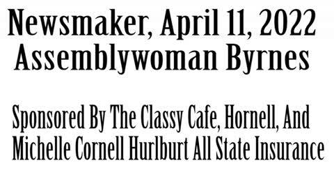 Wlea Newsmaker, April 11, 2022, Assemblywoman Marjorie Byrnes