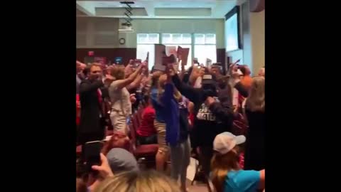 Loudoun County Residents Protest School Board And Chant "Shame On You!"