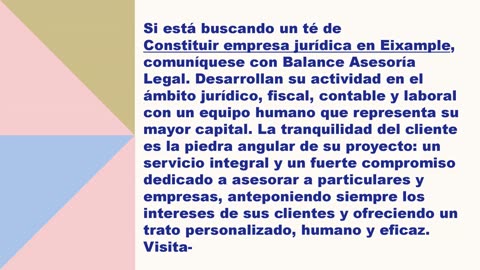 El mejor Constituir empresa en Eixample