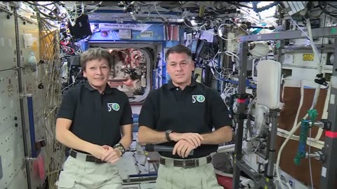 Space Station Crew Members Discuss Upcoming Spacewalks and Life in Space