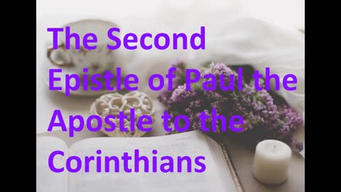 The Second Epistle of Paul the Apostle to the Corinthians, New Testament, Bible