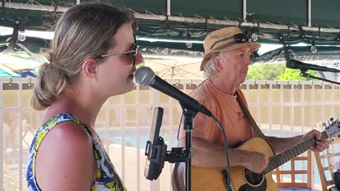 Pontoon cover Rick Rempe and Mariel Horn