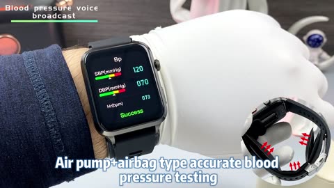 2024 ECG+PPG Precise detection Blood Pressure Smart Watch