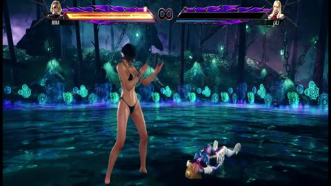 Tekken 8 Nina Stepping On Overwatch 1 Lili Dva With Her Sexy Big Toe