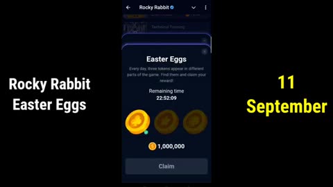 Rocky Rabbit Easter Eggs 11 September | Rocky Rabbit Daily Combo Today