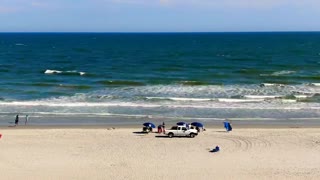 Myrtle Beach clean up time! hyperlapse to Benny Hill