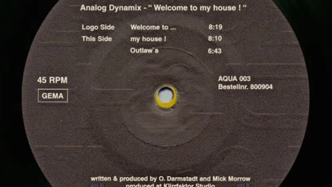 Analog Dynamix – Welcome To... 1995 (Trance, Acid))