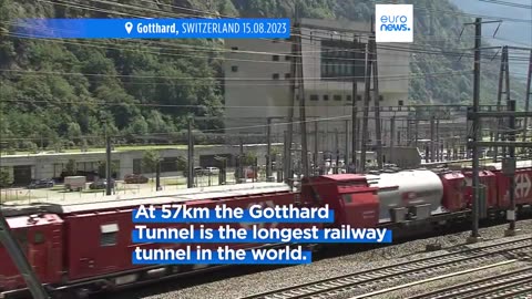 Gotthard rail tunnel linking Switzerland and Italy reopens on Monday year after crash