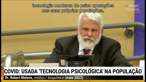 Dr. Robert Malone: "Foi usada "tecnologia psicológica" na população"