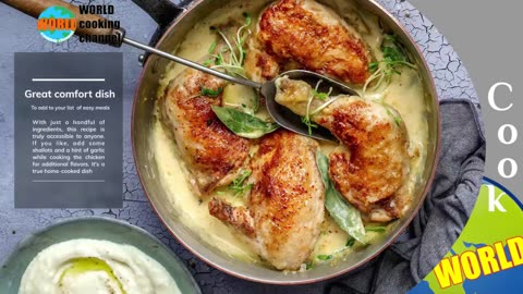 Easy-to-make, delicious one-pot chicken braised in mustard sauce with white wine