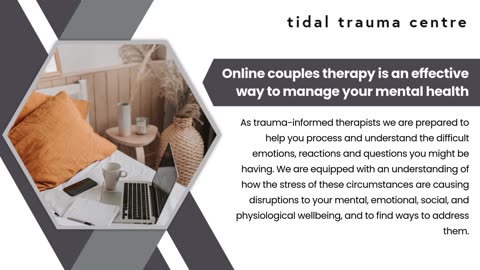 Online Couples Therapy at Tidal Trauma Centre