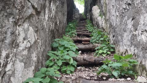 Camminare nella montagna