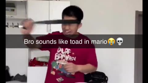 We learned what toad sounds like when he gets tortured 🤣