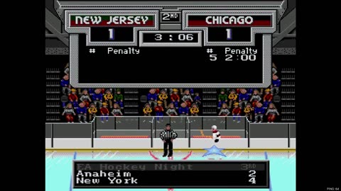 NHL '94 New Player League game 10 - Len the Lengend (NJ) at Arcade1up (CHI)