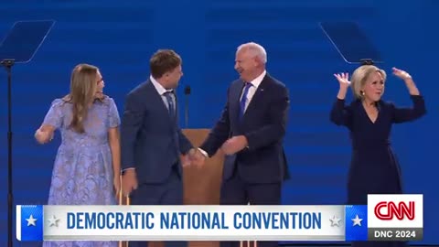 Gov. Walz’s children have emotional reaction to his DNC speech