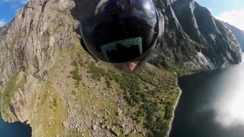 CATAPULT LAUNCH to BASE JUMP in Norway