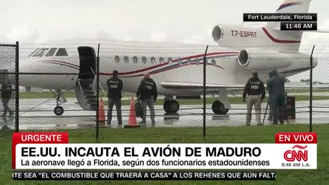 Exclusivo: Estados Unidos apreendem o avião usado pelo presidente da Venezuela, Nicolás Maduro, na República Dominicana