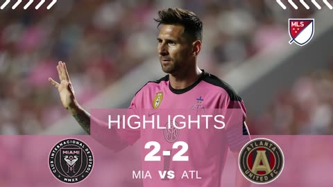 Inter Miami vs Atlanta United to a 2-2 Draw! ⚽ Intense MLS 2024 Thriller | Full Highlights & Goals