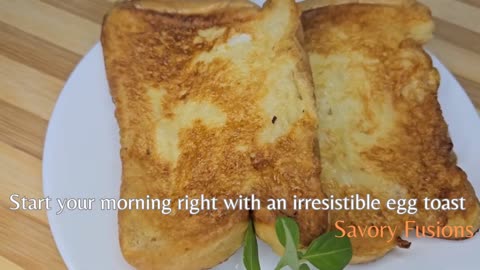 BEST EGG TOAST EVER _ Easy & Delicious Breakfast Recipe