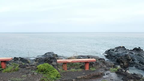 Jeju Island Blue Sea