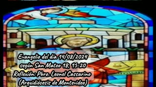 Evangelio del día 14/08/2024 según San Mateo 18, 15-20 - Pbro. Leonel Cassarino