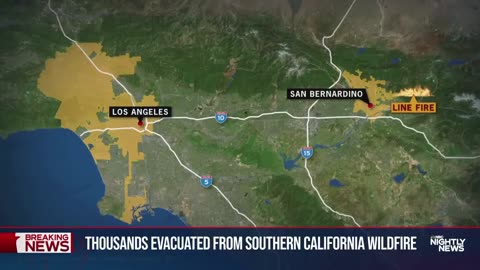 Southern California wildfire forces thousands to evacuate