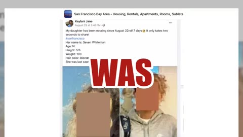 Fact Check: Posts With Missing Teen 'Seven Whiteman' In Multiple Locations Are NOT Authentic