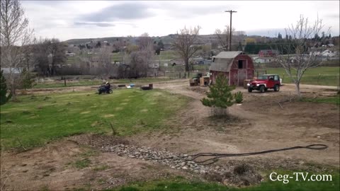 Graham Family Farm: Mowing Pine Trees