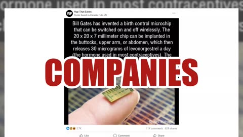 Fact Check: Bill Gates Did NOT Invent Wirelessly-Controlled 'Birth Control Microchip'