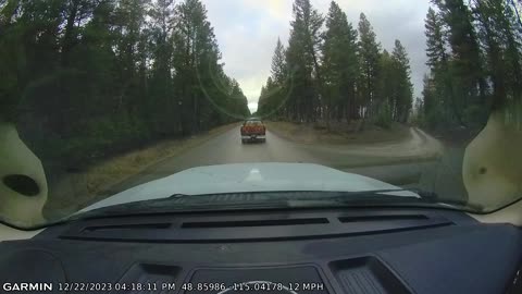 Wood cutter cuts off driver