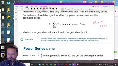 Calculus 2 - Section 11-8 Intro to Power Series