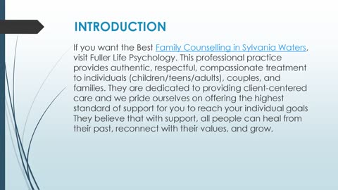 Best Family Counselling in Sylvania Waters