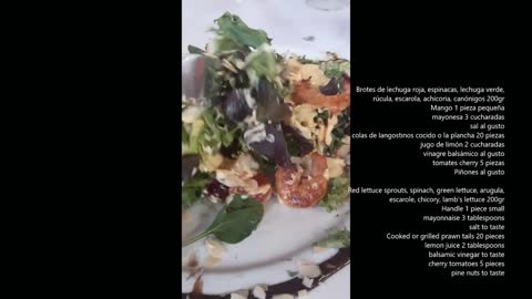 How to make shrimp and mango salad. Delicious recipe. #shorts