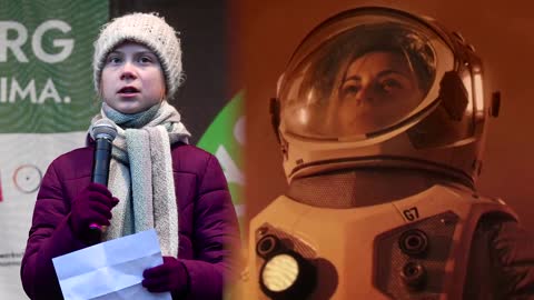 Greta Thunberg's satirical tourism ad for Mars