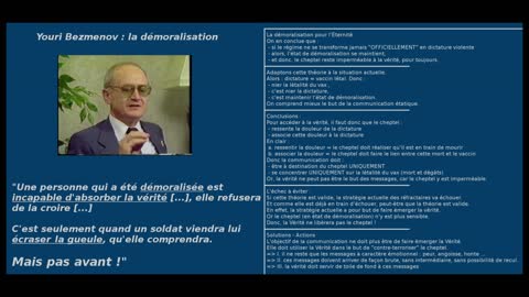 Bezmenov et la démoralisation