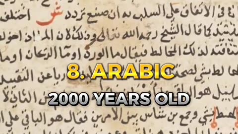 TOP 10 OLDEST LANGUAGES IN THE WORLD #shorts #top10 #viral #trending #world #shortvideo #language