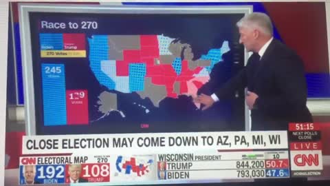 2020 Election - vote switching caught live on cnn