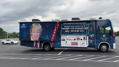 The scene the night before Trump rally in Harrisburg